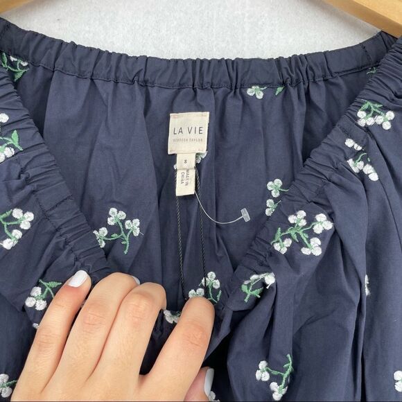 -Rebecca Taylor Lilybud Embroidered Romper NWT - Picture 7 of 12